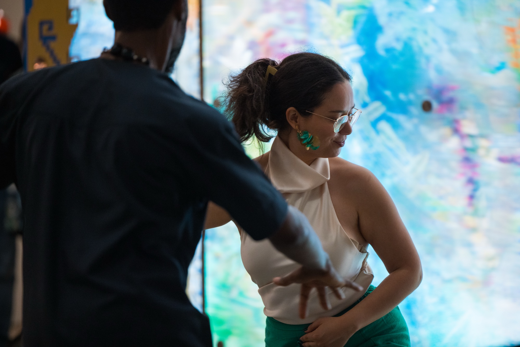 Community social dance circle
